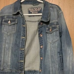 Cowgirl tuff jean jacket xxl